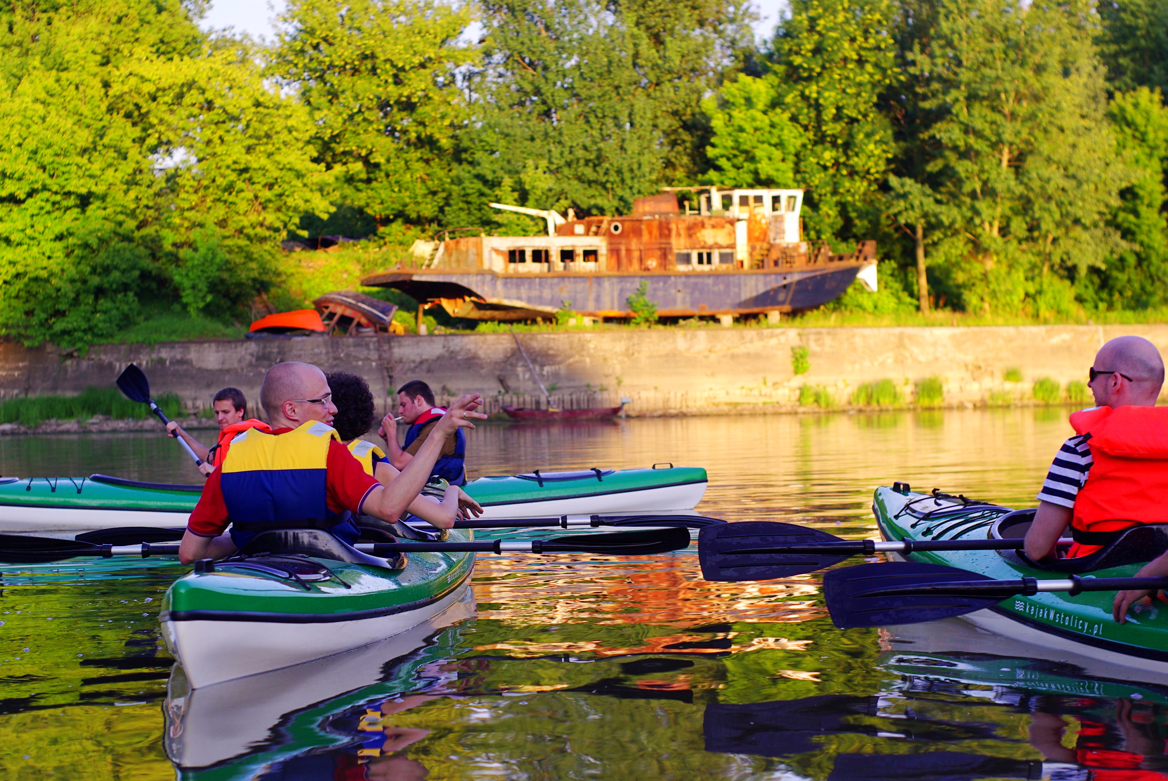 Kajaki Warszawa Sp ywy Kajakowe Po Wi le Kajak W Stolicy