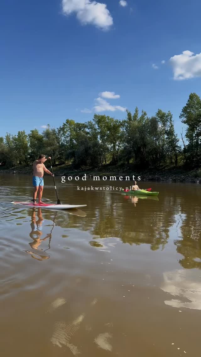 🌤️kajak i SUP + 🌊Wisła + ☘️przyroda +🧜‍♀️Warszawa + 🫶znajomi = dobre chwile …  #chodznakajak #kajakwstolicy #kajak #sup #warszawa