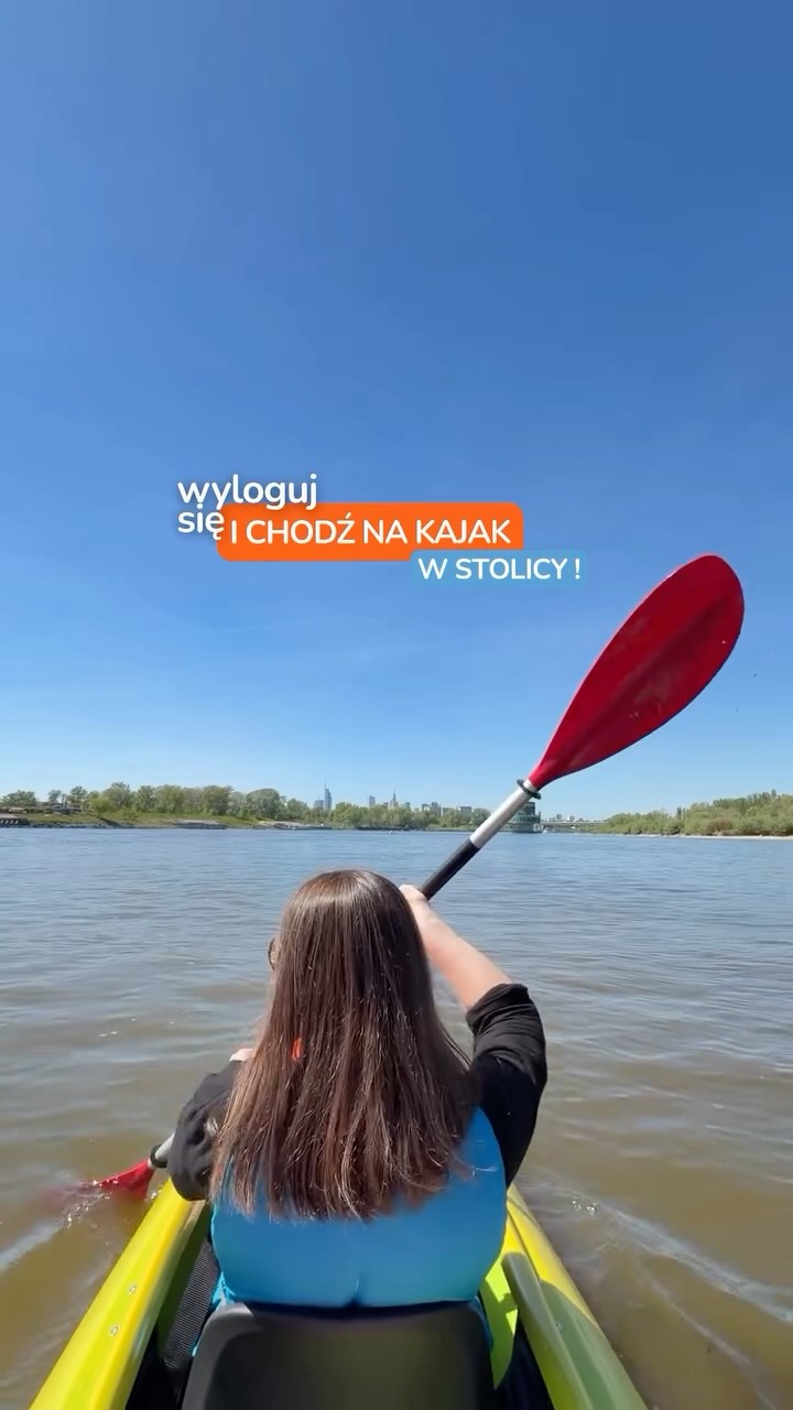To był przepiękny, pełen aktywności weekend w @dzielnica_wisla_ 🌊 🛶  My cieszyliśmy się nim tradycyjnie w kajaku, w ciszy i spokoju, na trasie Wawer-Śródmieście . 
Ten dźwięk mówi sam za siebie 🥰  Zapraszamy codziennie, nie tylko w weekendy!  #relax #chodznakajak #kajakwstolicy #warszawa #wisła