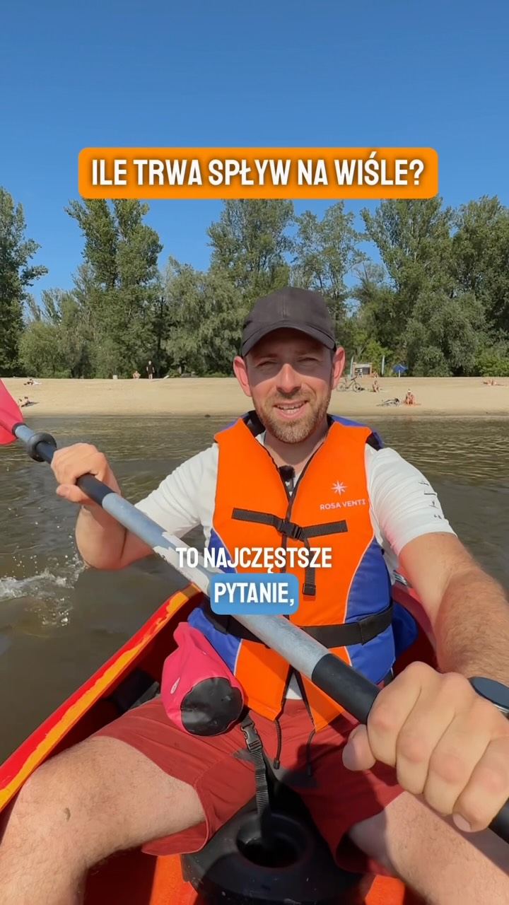 Ile tak naprawdę trwa spływ kajakiem po Wiśle? 🛶  To jedno z pytań, które dostajemy najczęściej! 
I odpowiedź brzmi: to zależy od Ciebie 😉  Na naszej stronie znajdziesz pełne zestawienie tras:
🟢 krótkie i łatwe 
🟡 🔴 dłuższe, bardziej wymagające  Wybierz trasę dopasowaną do swojego poziomu i czasu, jaki chcesz spędzić na wodzie.  👉 Pełną listę tras z dystansami i poziomami trudności znajdziesz na naszej stronie.  Daj znać w komentarzu, którą trasą już płynąłeś i ile Ci to zajęło! 👇  #chodznakajak #kajakwstolicy #warszawa #wisła #kajaki